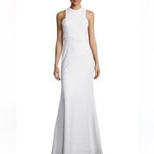 Jill Jill Stuart Sleeveless Open-back Mermaid Gown White Size 6